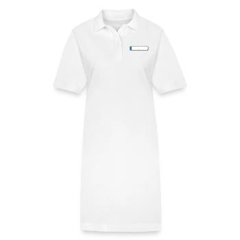 geburtstagnummernschild - Stanley/Stella Frauen Bio-Polokleid PAIGER - Weiß - Vorne