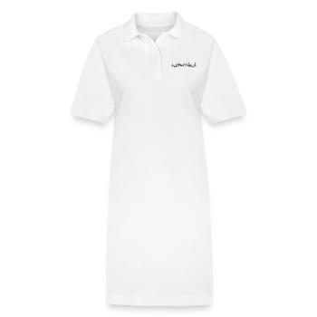 istanbul - Stanley/Stella Frauen Bio-Polokleid PAIGER - Weiß - Vorne
