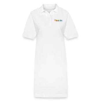 Voyage - Robe polo bio PAIGER Stanley/Stella Femme - blanc - Devant