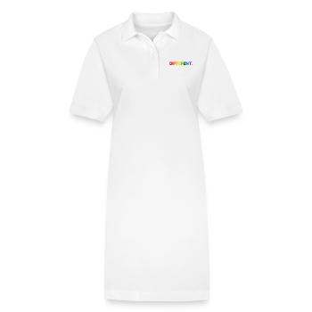 Different LGBT Regenbogen Gay Pride - Stanley/Stella Frauen Bio-Polokleid PAIGER - Weiß - Vorne
