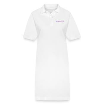 RETRAITE. RETRAITE. RETRAITEE. RETRAITE - Robe polo bio PAIGER Stanley/Stella Femme - blanc - Devant