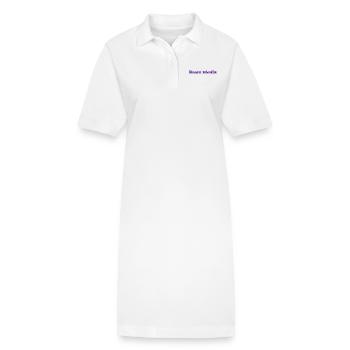 RUHESTAND. RUHESTAND. PENSIONIERT. RUHESTAND - Stanley/Stella Frauen Bio-Polokleid PAIGER - Weiß - Vorne