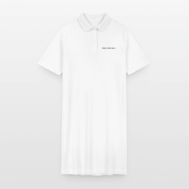 Coder Humor: Titanic Float None Stanley/Stella PAIGER Organic Women’s Polo Dress