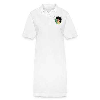 Jungle Book friends - Stanley/Stella Frauen Bio-Polokleid PAIGER - Weiß - Vorne