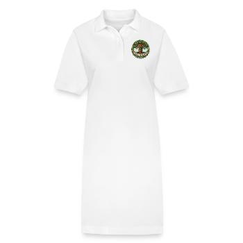 Câlin d’arbre - Robe polo bio PAIGER Stanley/Stella Femme - blanc - Devant