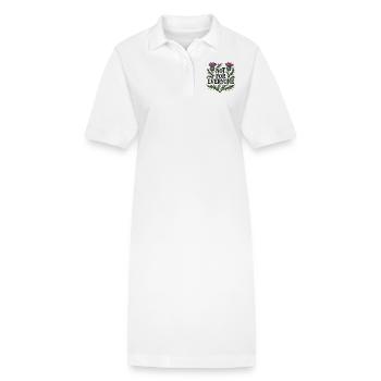 Not for everyone - Stanley/Stella PAIGER Organic Women’s Polo Dress - white - Front