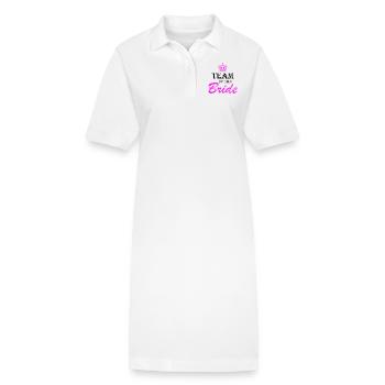 L’équipe de la mariée La mariée Design - Robe polo bio PAIGER Stanley/Stella Femme - blanc - Devant