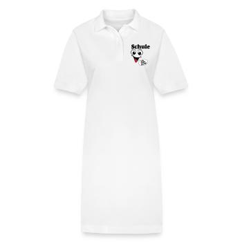 Abschluß , Schule ich habe fertig (25) - Stanley/Stella Frauen Bio-Polokleid PAIGER - Weiß - Vorne