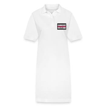 remigriert euch ins knie - Stanley/Stella Frauen Bio-Polokleid PAIGER - Weiß - Vorne