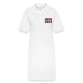 Abitur 2024 - Stanley/Stella Frauen Bio-Polokleid PAIGER - Weiß - Vorne