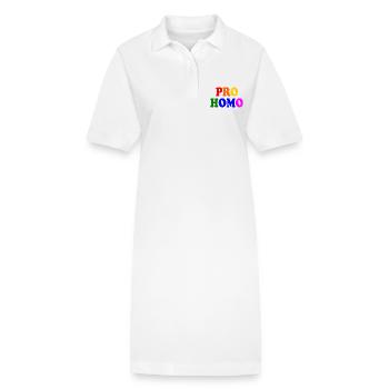 Pro homo - Stanley/Stella Frauen Bio-Polokleid PAIGER - Weiß - Vorne