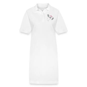 Defibrillator - Shock me! - Stanley/Stella Frauen Bio-Polokleid PAIGER - Weiß - Vorne