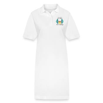 Keine Wunder - nur Training - Stanley/Stella Frauen Bio-Polokleid PAIGER - Weiß - Vorne