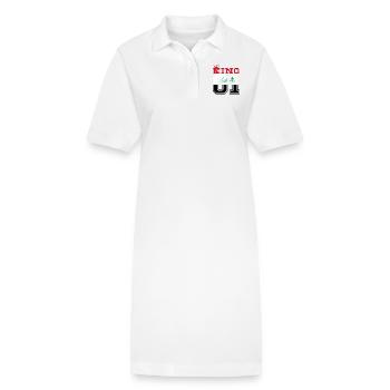 roi partenaire du pays 01 prince Irak - Robe polo bio PAIGER Stanley/Stella Femme - blanc - Devant