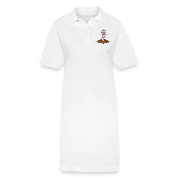 Regenwurm - Stanley/Stella Frauen Bio-Polokleid PAIGER - Weiß - Vorne