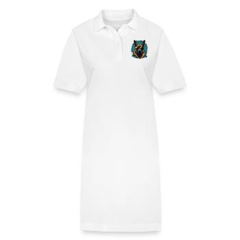 Urban Guardian: Sheepdog street vibes - Robe polo bio PAIGER Stanley/Stella Femme - blanc - Devant