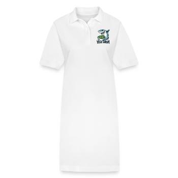 Vegetarischer Hai - Stanley/Stella Frauen Bio-Polokleid PAIGER - Weiß - Vorne