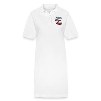 Stylo - Robe polo bio PAIGER Stanley/Stella Femme - blanc - Devant