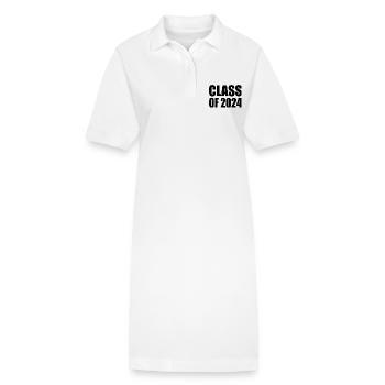 Class of 2024 - Stanley/Stella PAIGER Organic Women’s Polo Dress - white - Front