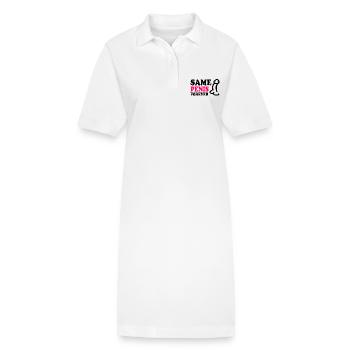 Same penis forever - Robe polo bio PAIGER Stanley/Stella Femme - blanc - Devant