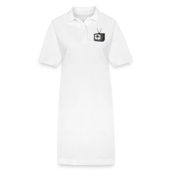 Der kathodische Riss - Stanley/Stella Frauen Bio-Polokleid PAIGER - Weiß - Vorne