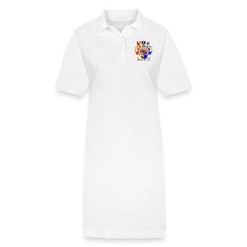 ostfriesland wappen - Stanley/Stella Frauen Bio-Polokleid PAIGER - Weiß - Vorne