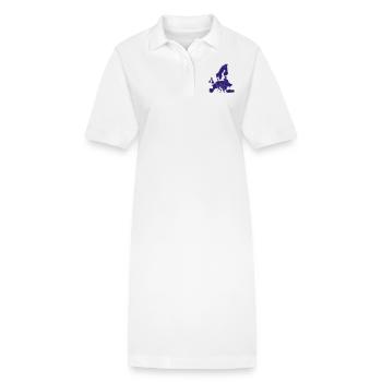 Europa - Stanley/Stella Frauen Bio-Polokleid PAIGER - Weiß - Vorne