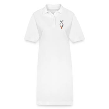 Roman XV Edition Limitée 15 Ans - Robe polo bio PAIGER Stanley/Stella Femme - blanc - Devant