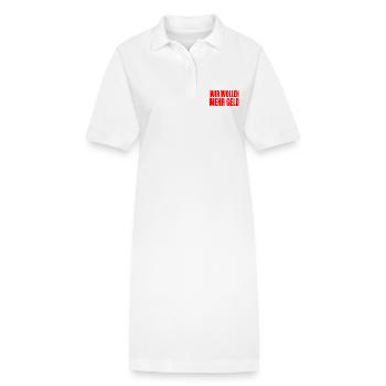 wir wollen mehr geld - Stanley/Stella Frauen Bio-Polokleid PAIGER - Weiß - Vorne