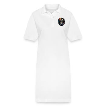 Astronaut im Weltall - Stanley/Stella Frauen Bio-Polokleid PAIGER - Weiß - Vorne