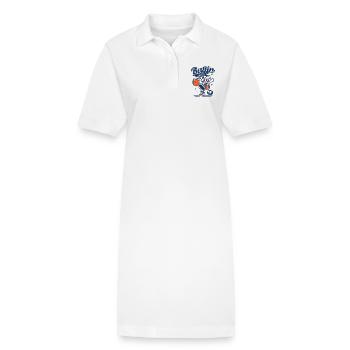 Basket-ball Joueurs de basket-ball Joueurs de basket-ball - Robe polo bio PAIGER Stanley/Stella Femme - blanc - Devant