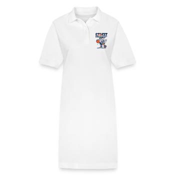 Streetball Basketball Basketball Players - Stanley/Stella PAIGER Organic Women’s Polo Dress - white - Front