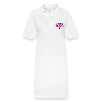 Gegen rechts - Stanley/Stella Frauen Bio-Polokleid PAIGER - Weiß - Vorne