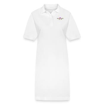 Donuts Kreis des Lebens - Stanley/Stella Frauen Bio-Polokleid PAIGER - Weiß - Vorne