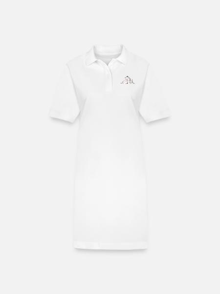 Pflanze - Stanley/Stella Frauen Bio-Polokleid PAIGER - Weiß