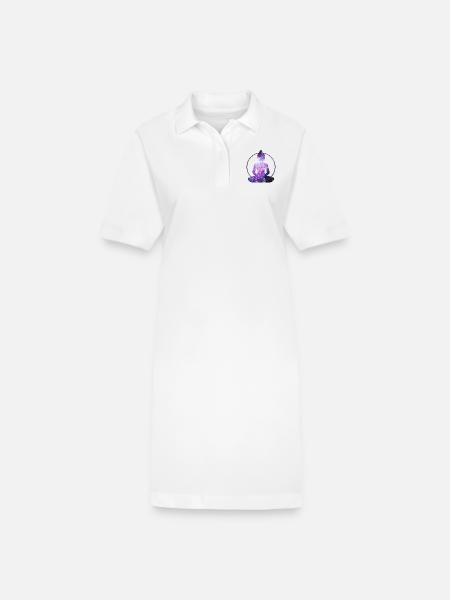 BUDDHA - Stanley/Stella Frauen Bio-Polokleid PAIGER - Weiß
