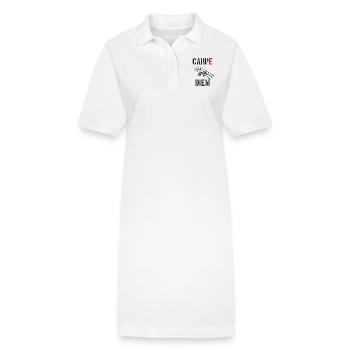 Low Carpe Diem Carphunters Carp Carp Angler - Robe polo bio PAIGER Stanley/Stella Femme - blanc - Devant