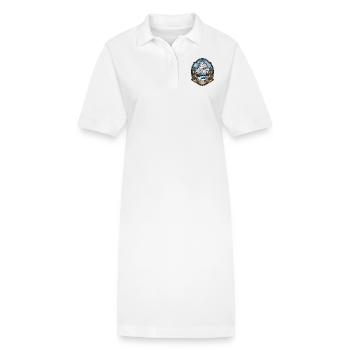 Berge Mountains - Stanley/Stella Frauen Bio-Polokleid PAIGER - Weiß - Vorne