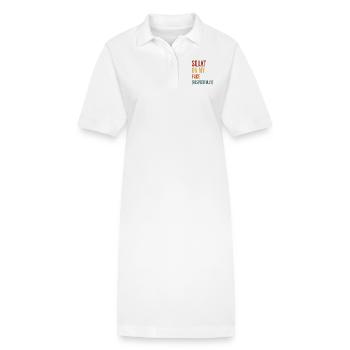 Squat On My Face Respectfully - Stanley/Stella PAIGER Organic Women’s Polo Dress - white - Front