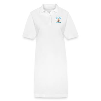 Ski Kid - Stanley/Stella PAIGER Organic Women’s Polo Dress - white - Front