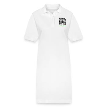Chemise de fête Spring Break 2025 - Robe polo bio PAIGER Stanley/Stella Femme - blanc - Devant