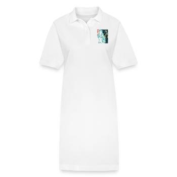 Hindu Femme - Robe polo bio PAIGER Stanley/Stella Femme - blanc - Devant