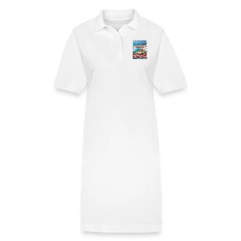 Kroatien Kroatien Reisen Sommer Kroatien Dubrovnik - Stanley/Stella Frauen Bio-Polokleid PAIGER - Weiß - Vorne