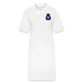 Penguin Graduation Abitur College School Certificate - Robe polo bio PAIGER Stanley/Stella Femme - blanc - Devant