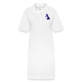 UK - Großbritannien - Stanley/Stella Frauen Bio-Polokleid PAIGER - Weiß - Vorne