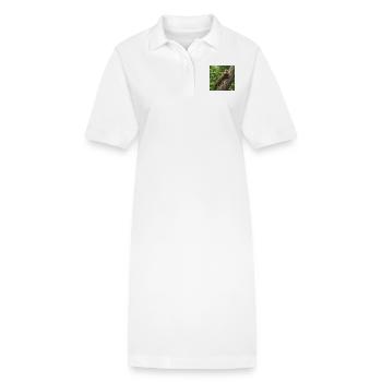 Martre - Robe polo bio PAIGER Stanley/Stella Femme - blanc - Devant