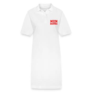 Nein danke - Stanley/Stella Frauen Bio-Polokleid PAIGER - Weiß - Vorne