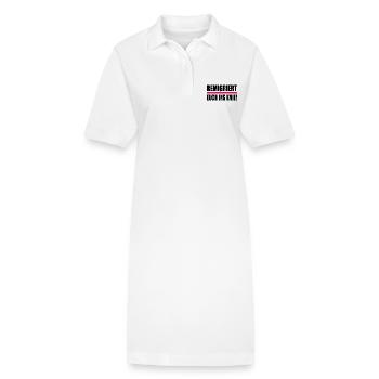 remigriert euch ins knie - Stanley/Stella Frauen Bio-Polokleid PAIGER - Weiß - Vorne