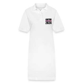 Abitur 2024 - Stanley/Stella Frauen Bio-Polokleid PAIGER - Weiß - Vorne