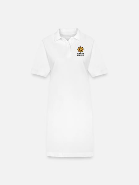 Stinger Warning - Stanley/Stella Frauen Bio-Polokleid PAIGER - Weiß